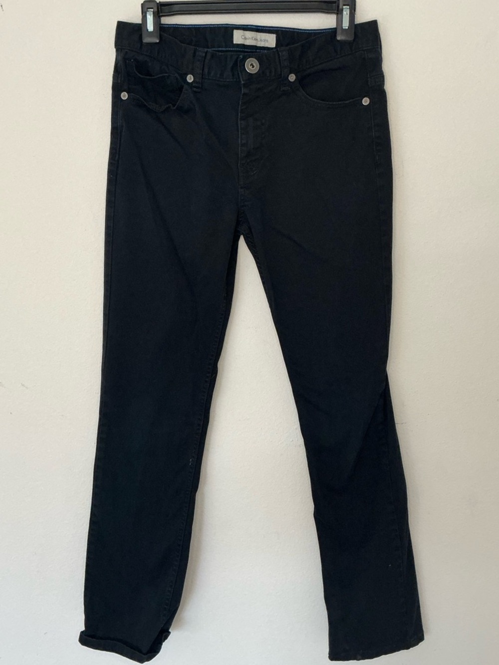 Calvin Klein Jeans Dark Wash Straight Leg Denim Size 16/Youth Stretch Classic